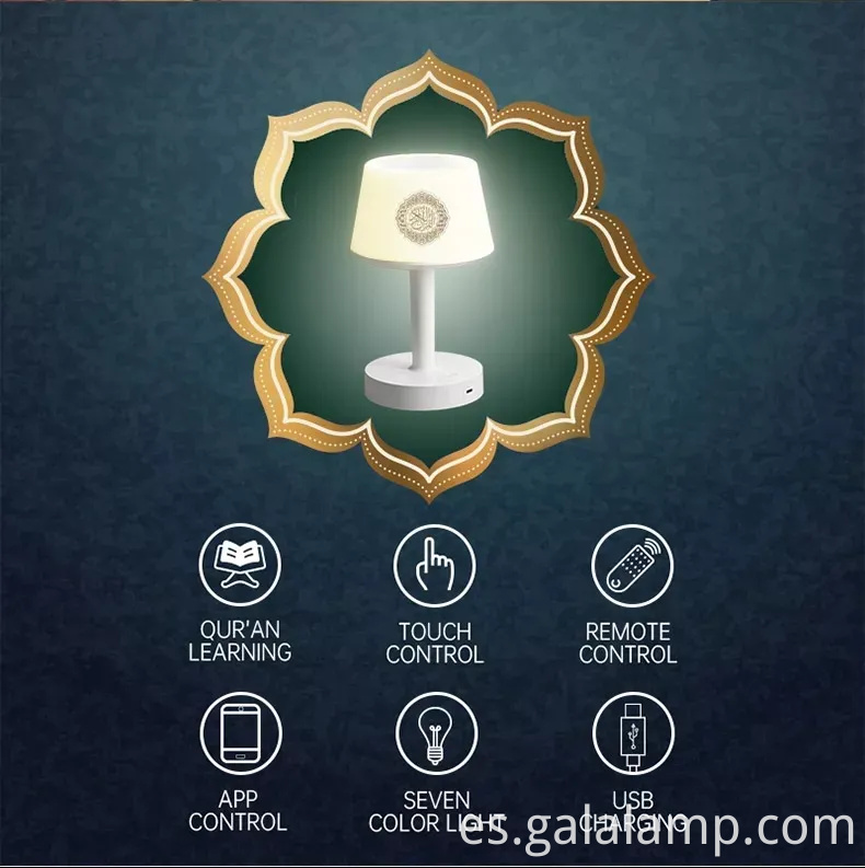 Player de música del Corán islámico portátil para escuchar espiritual